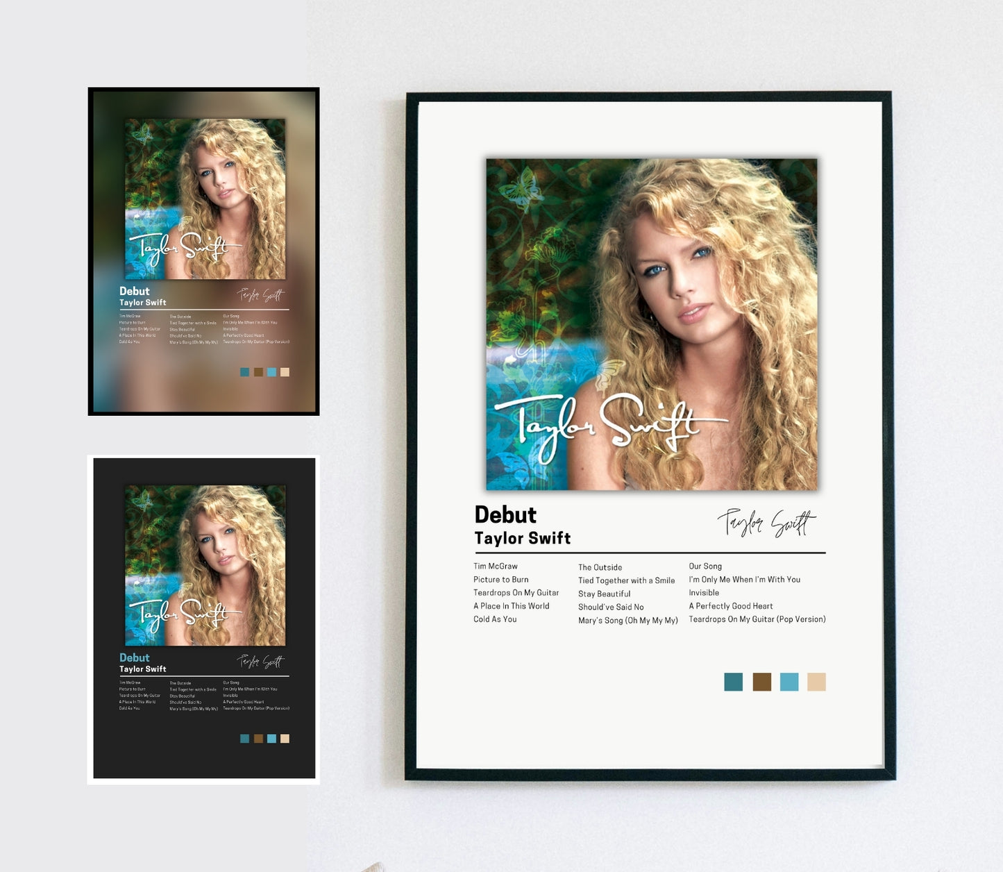 Debut By Taylor Swift Poster | Digital Download