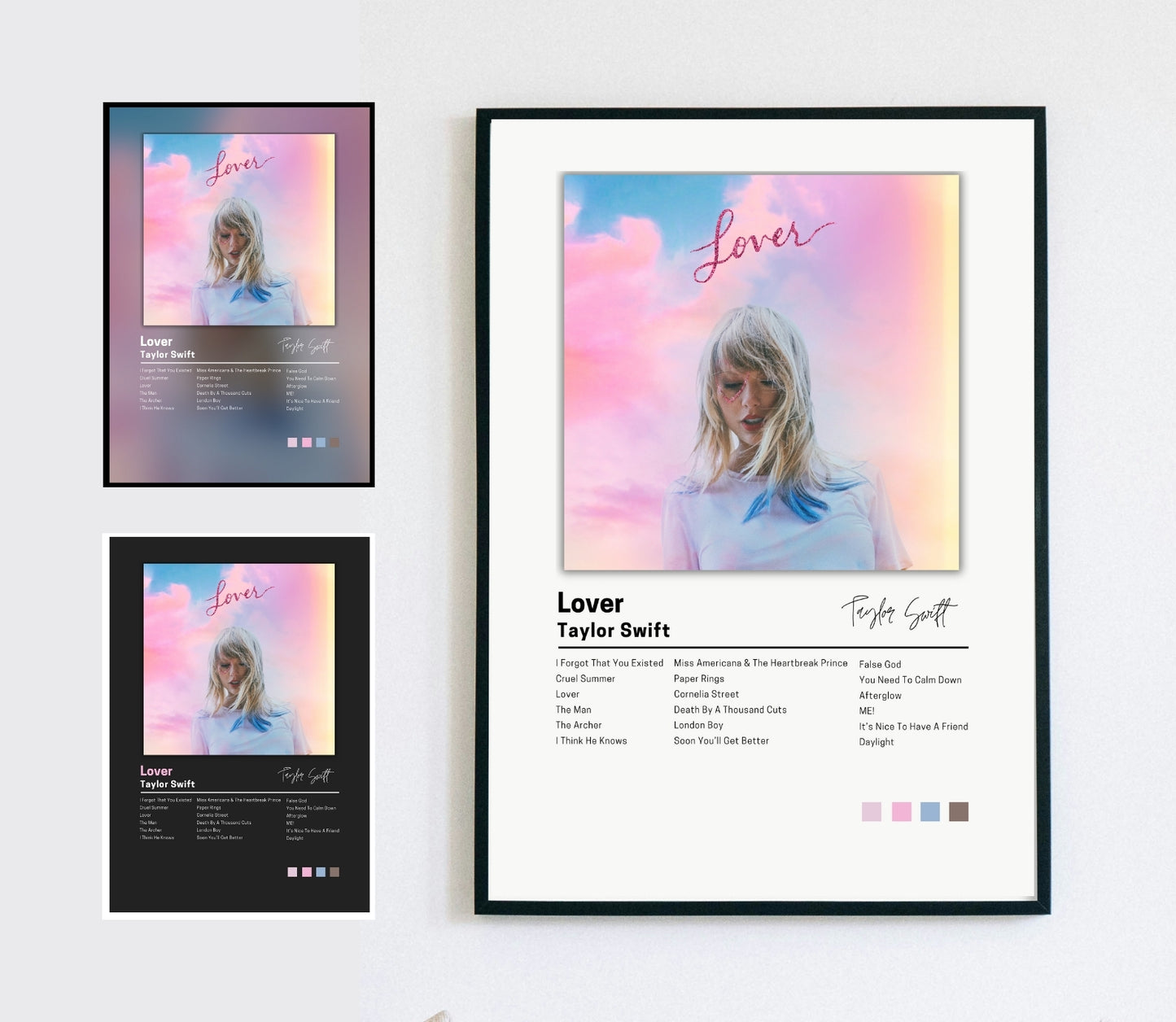 Lover By Taylor Swift Poster | Digital Download