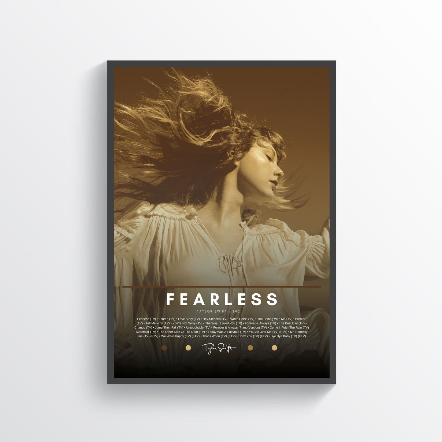 Fearless By Taylor Swift Poster | Digital Download