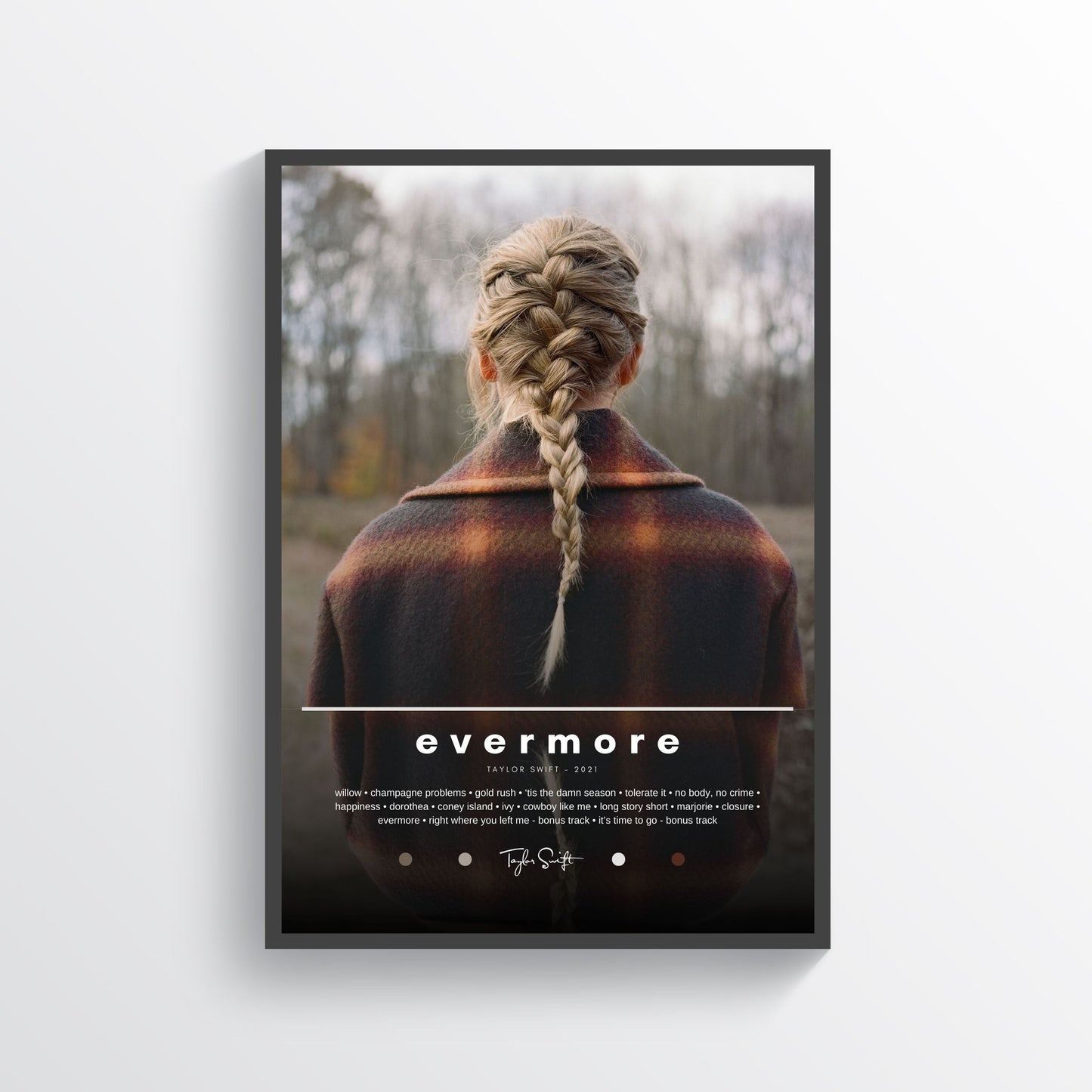 evermore By Taylor Swift Poster | Digital Download