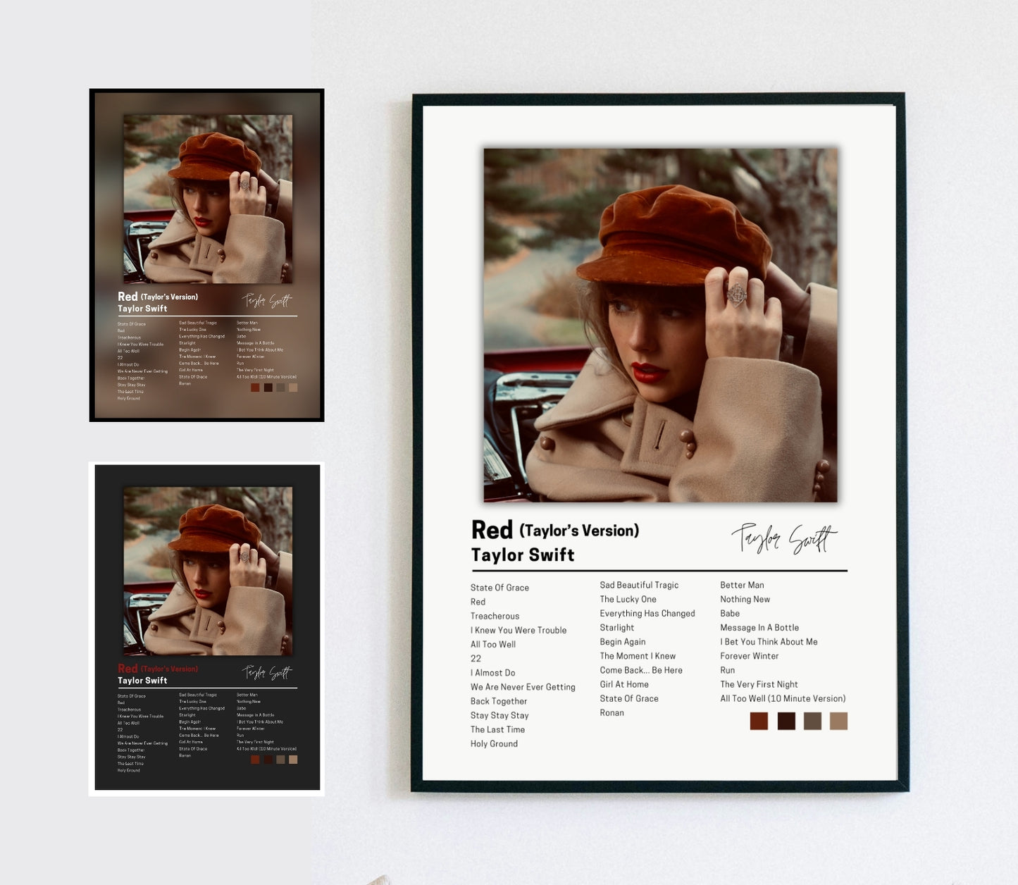 Red (TV) By Taylor Swift Poster | Digital Download